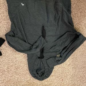 grey hoodie